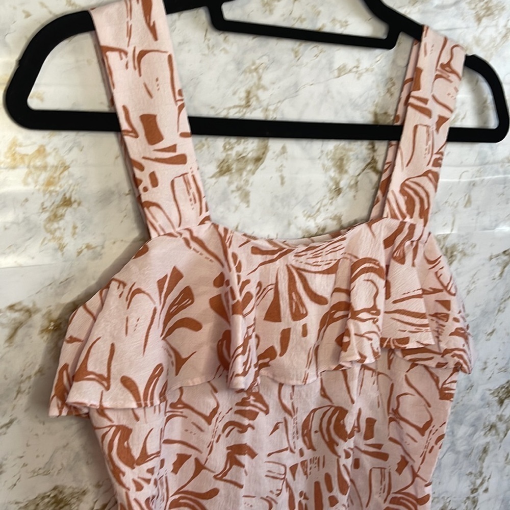 Nine West Ruffle Wide Strap Tank l SIZE XS - Picture 5 of 8